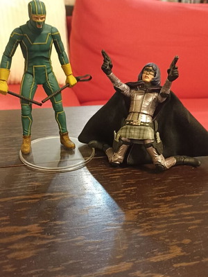 Neca figures Kick Ass and Hit Girl like new, pack of 2 figures