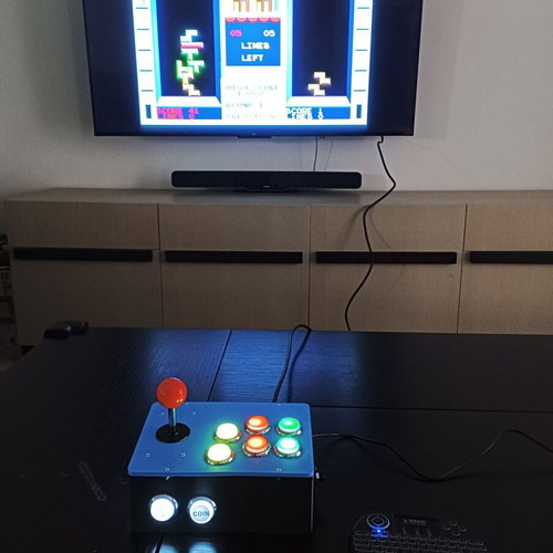 Retro Arcade Console with LED Buttons new