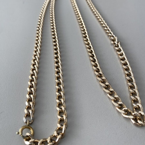 Collectible gold-colored chain necklace 40 cm like new