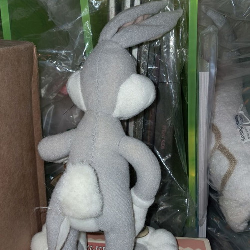 Λούτρινο κουκλάκι Bugs Bunny Looney Tunes μεταχειρισμένο με βεντούζες