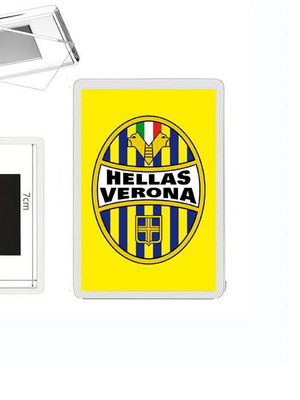 Μαγνητάκι Hellas Verona με διάφανη ακρυλική κορνίζα φωτογραφιών