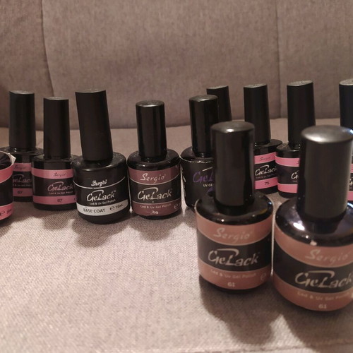 Sergio semi-permanent nail polish like new