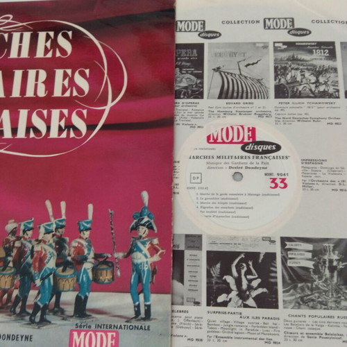 Marches Militaires Francaises vinyl record used, military marches