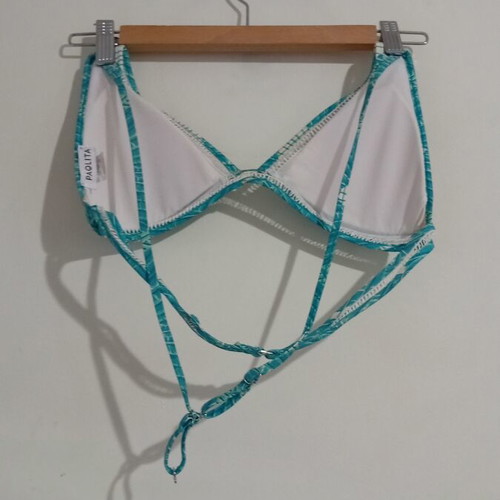 Paolita bikini set like new with tropical leopard print