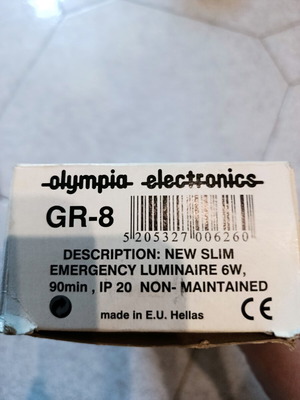 Olympia Electronics GR-8 emergency light