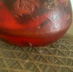 Candle table lamp, circumference 90 cm, height 22 cm