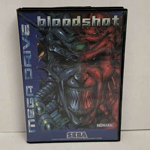 Bloodshot Sega Mega Drive PAL game CIB