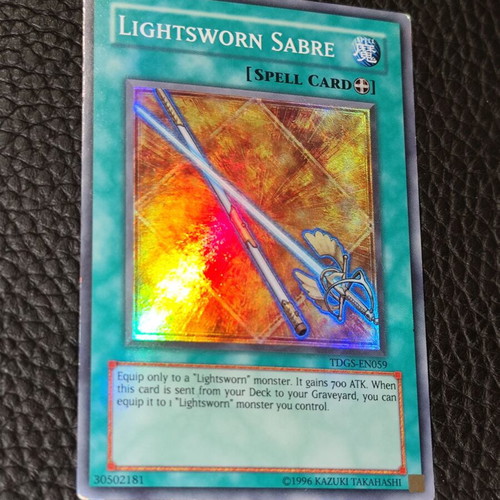 Lightsworn Sabre Yu-Gi-Oh card like new