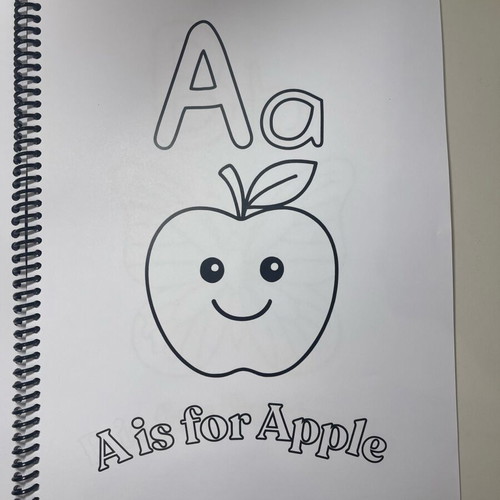 Coloring book with English alphabet new