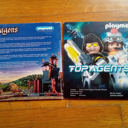 Playmobil magazines used with 2 DVD gift