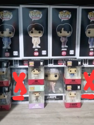 BTS Funko Pop Proof Version like new, set or pack of 3+