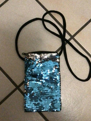 Mobile phone bag new with sequins