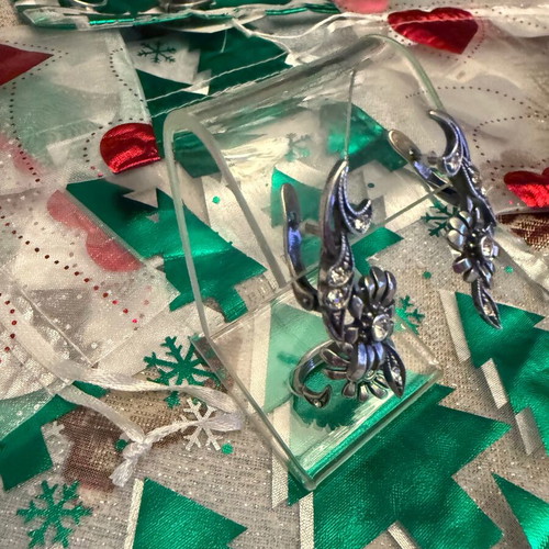 Jenavi silver jewelry set new with pearls and Swarovski crystals