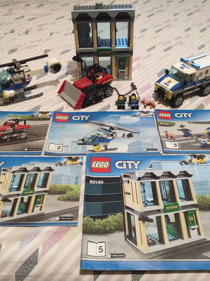 Lego City 60140 used, with instructions without box