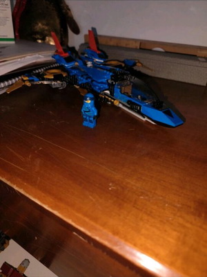 Lego Ninjago Jay Jet set like new with figure and replaced pieces