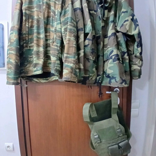 Pentagon military jacket L, USA original waterproof woodland jacket XL Long, tactical vest with 2 magazine pouches