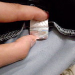 The North Face hoodie used, small, grey and black