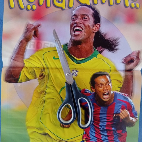 Match Football Magazine Issue 18-24/10/2006 Like New with Ronaldinho Poster