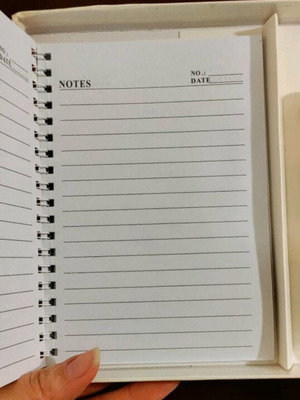 Notebook set with pen and multiple tips new