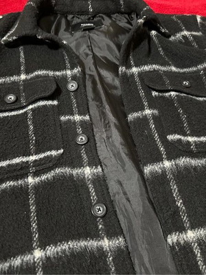 Jacket Pull & Bear black-white like new, size M
