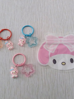 My Melody keychain new, multicolor