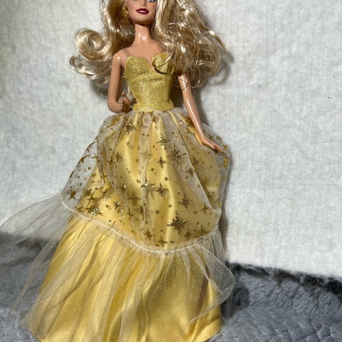 2023 Holiday Barbie Doll used with earrings and shoes