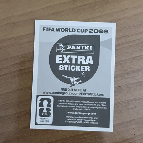 Son World Cup Extra Sticker new