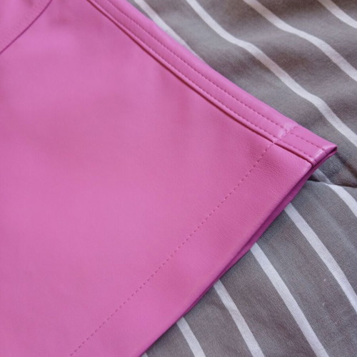 LeGer long shorts pink new faux leather