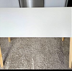 Τραπέζι λευκό - πεύκο