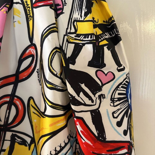 Mini skirt like new size M colorful with thick fabric