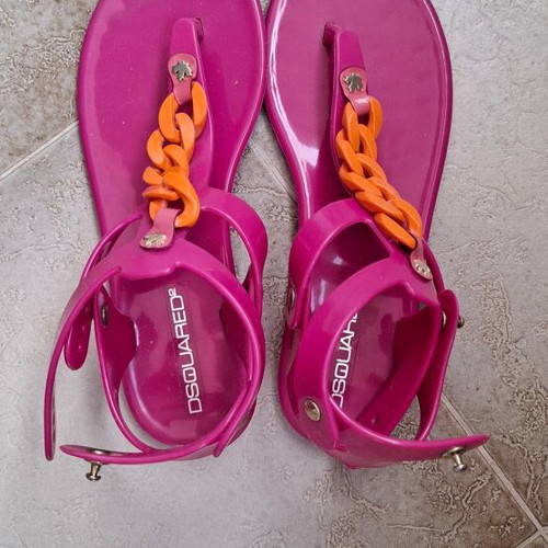 Dsquared2 sandals like new, pink and orange, size 38.5