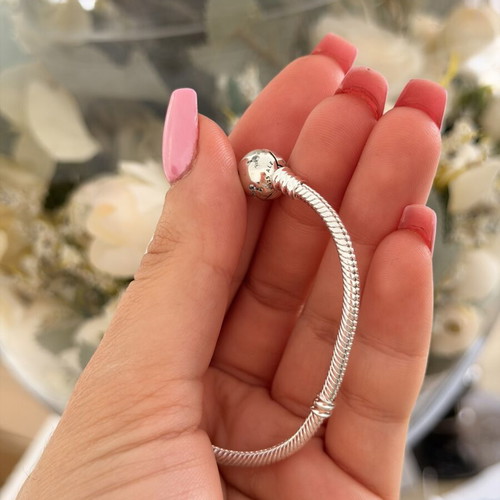 Pandora Mickey Bracelet like new, 18cm, silver with strass