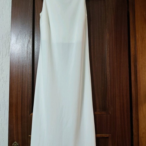Rannia Minimal White Midi Dress like new