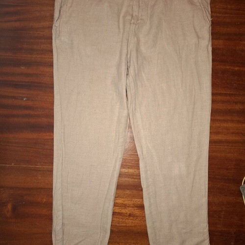 Zara men's pants like new, beige, size 31