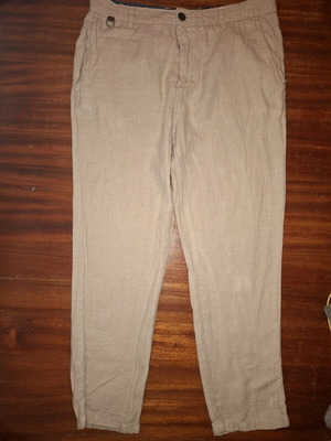 Zara men's pants like new, beige, size 31