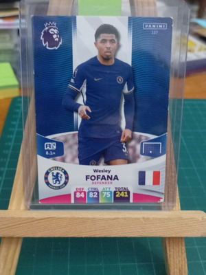 Κάρτα Panini Adrenalyn XL Premier League 2023/24 Wesley Fofana σαν καινούργιο