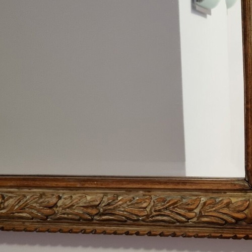 Mirror wooden frame antique like new, dimensions 80x51cm