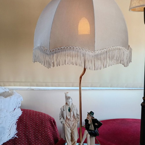 Table lamp used, height 65 cm