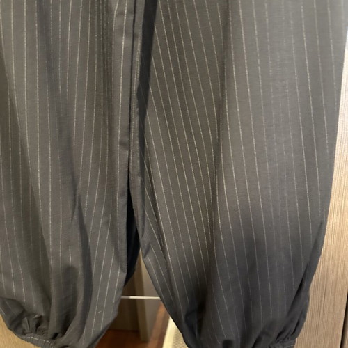Balloon pants blue striped Zara new, size M