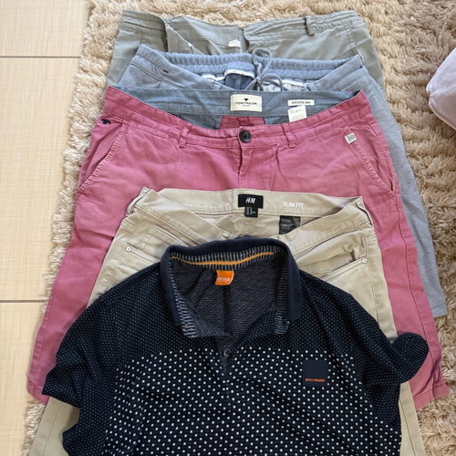 Men's pack of 8 used t-shirts and 4 shorts Tom Tailor