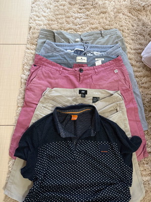 Men's pack of 8 used t-shirts and 4 shorts Tom Tailor