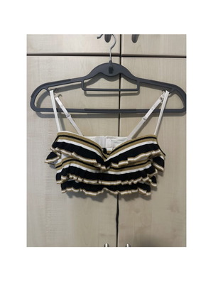 Wool Top like new, black and beige, size M