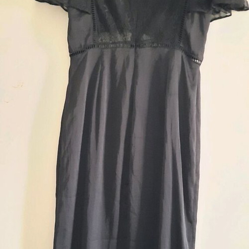 Zara lace dress new, black, size S