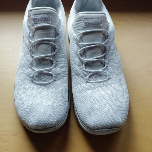 Skechers sneakers size 41 used, white sports shoes