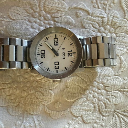 Nixon wristwatch, silver, unisex