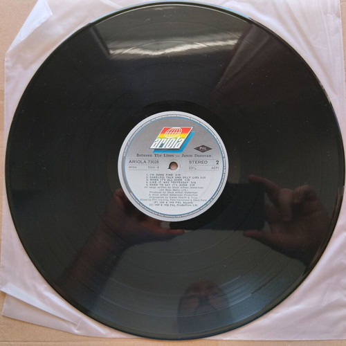 Jason Donovan Between The Lines LP like new, electronic