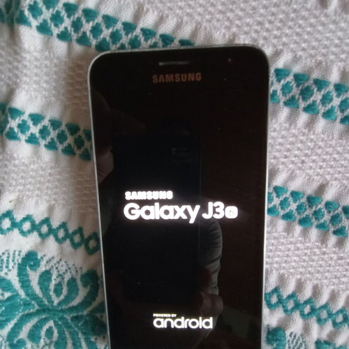 Samsung Galaxy J3 used, functional, black without charger