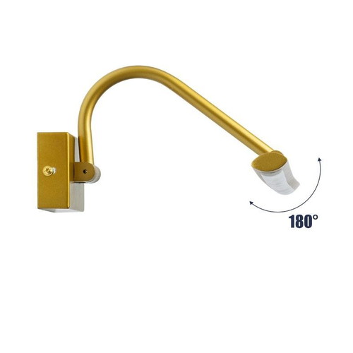Modern LED Bathroom Mirror Wall Light 12W Natural White Gold New