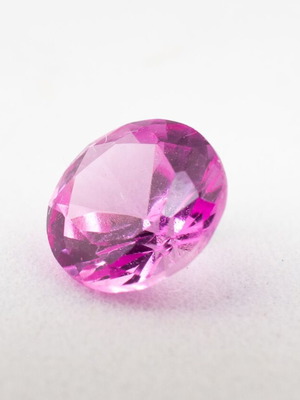 Pink Tourmaline 1.25ct used, vivid magenta natural stone
