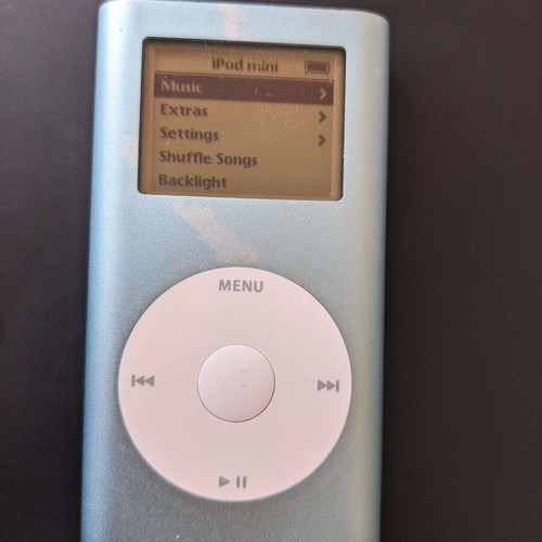 Apple iPod mini 4GB used, blue
